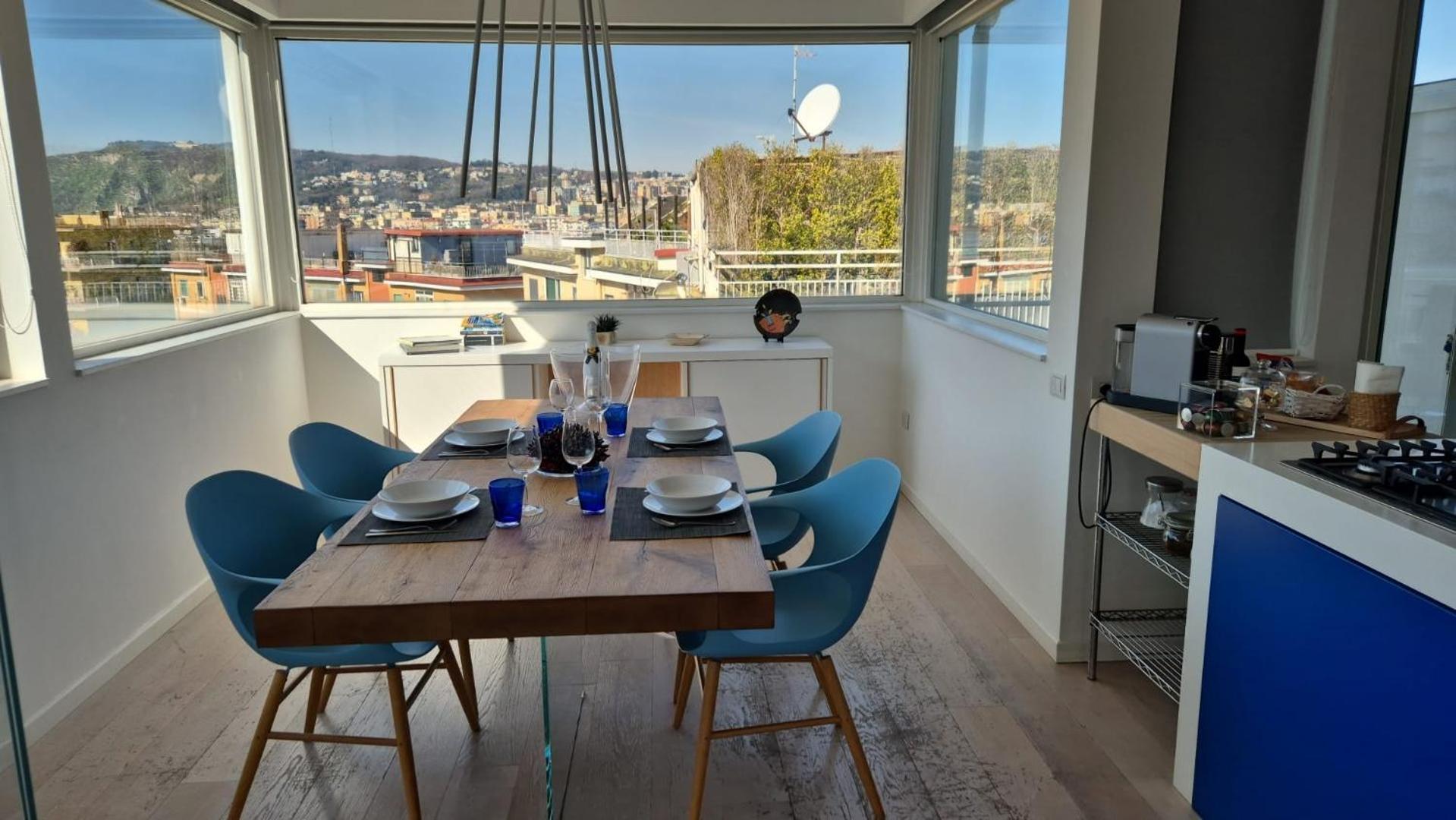 Terrazza Manu - Loft Suspended Over The City-Vomero Наполи Екстериор снимка