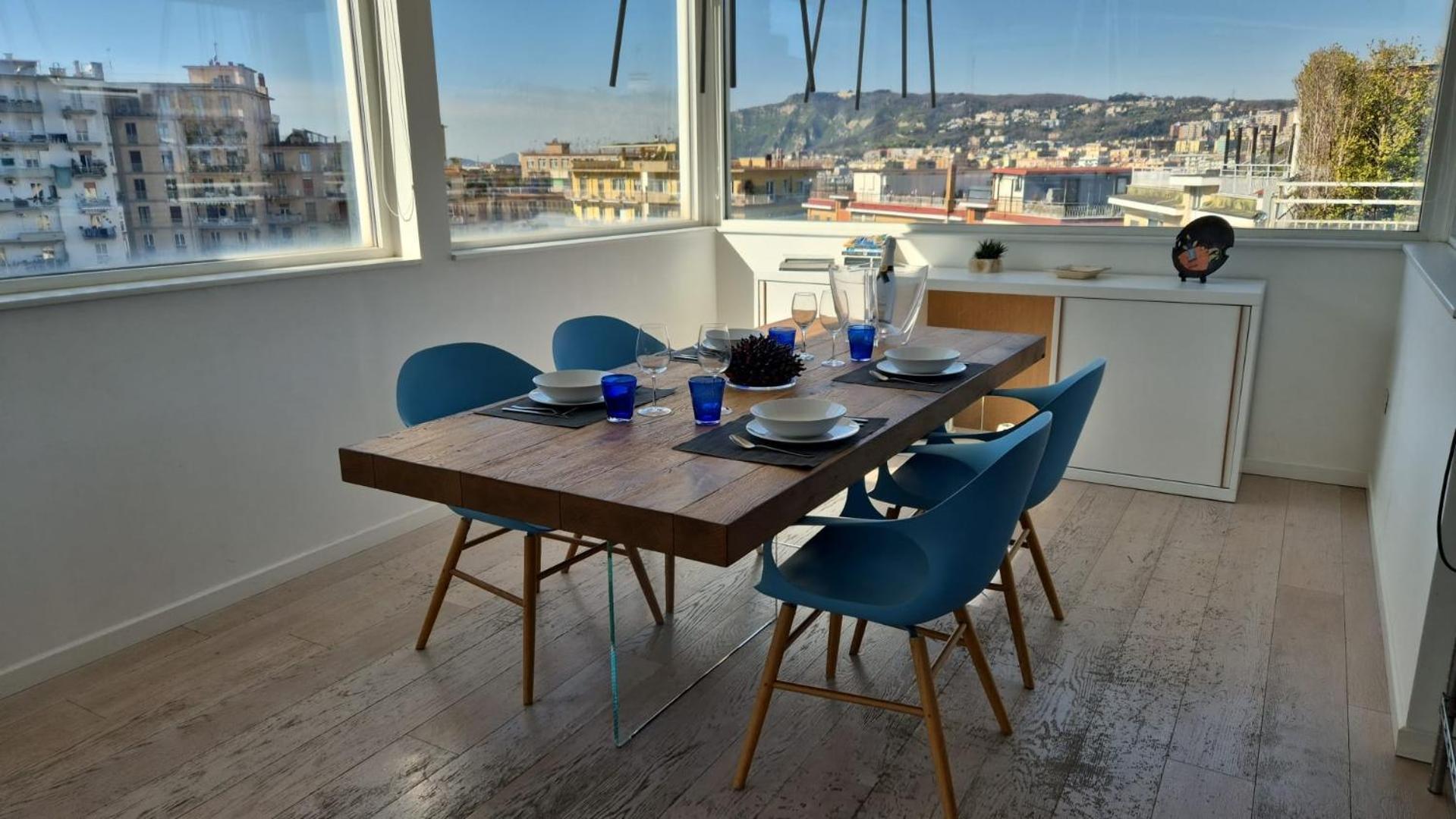 Terrazza Manu - Loft Suspended Over The City-Vomero Наполи Екстериор снимка
