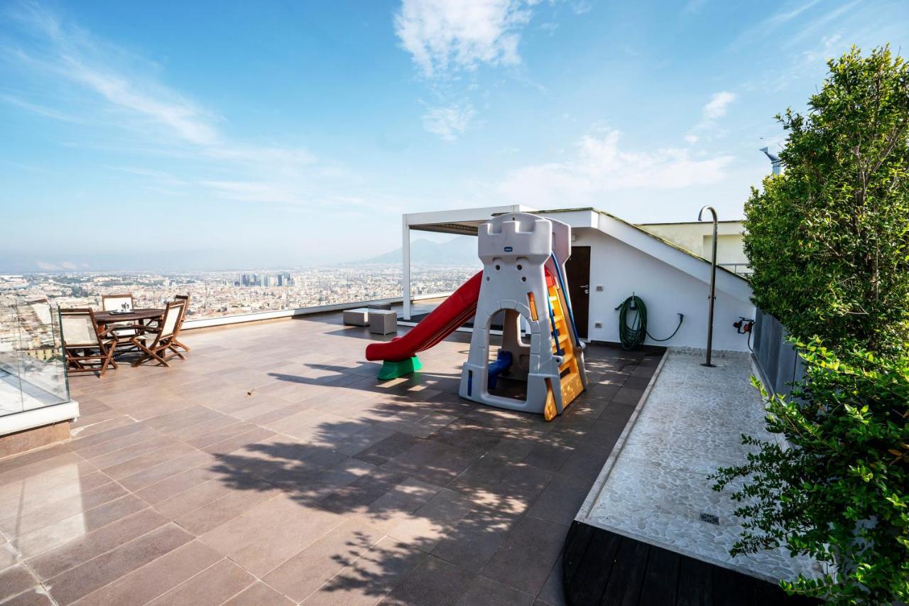 Terrazza Manu - Loft Suspended Over The City-Vomero Наполи Екстериор снимка
