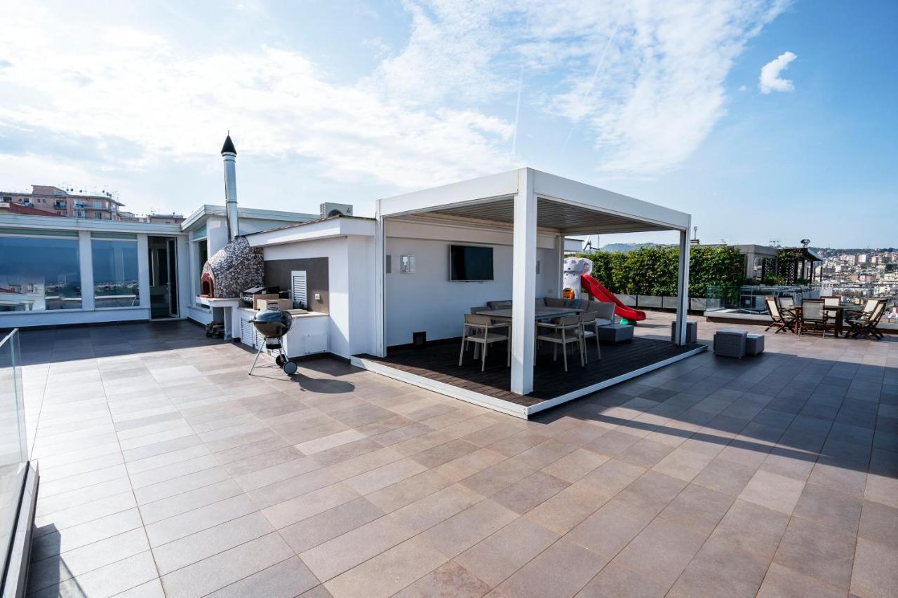 Terrazza Manu - Loft Suspended Over The City-Vomero Наполи Екстериор снимка